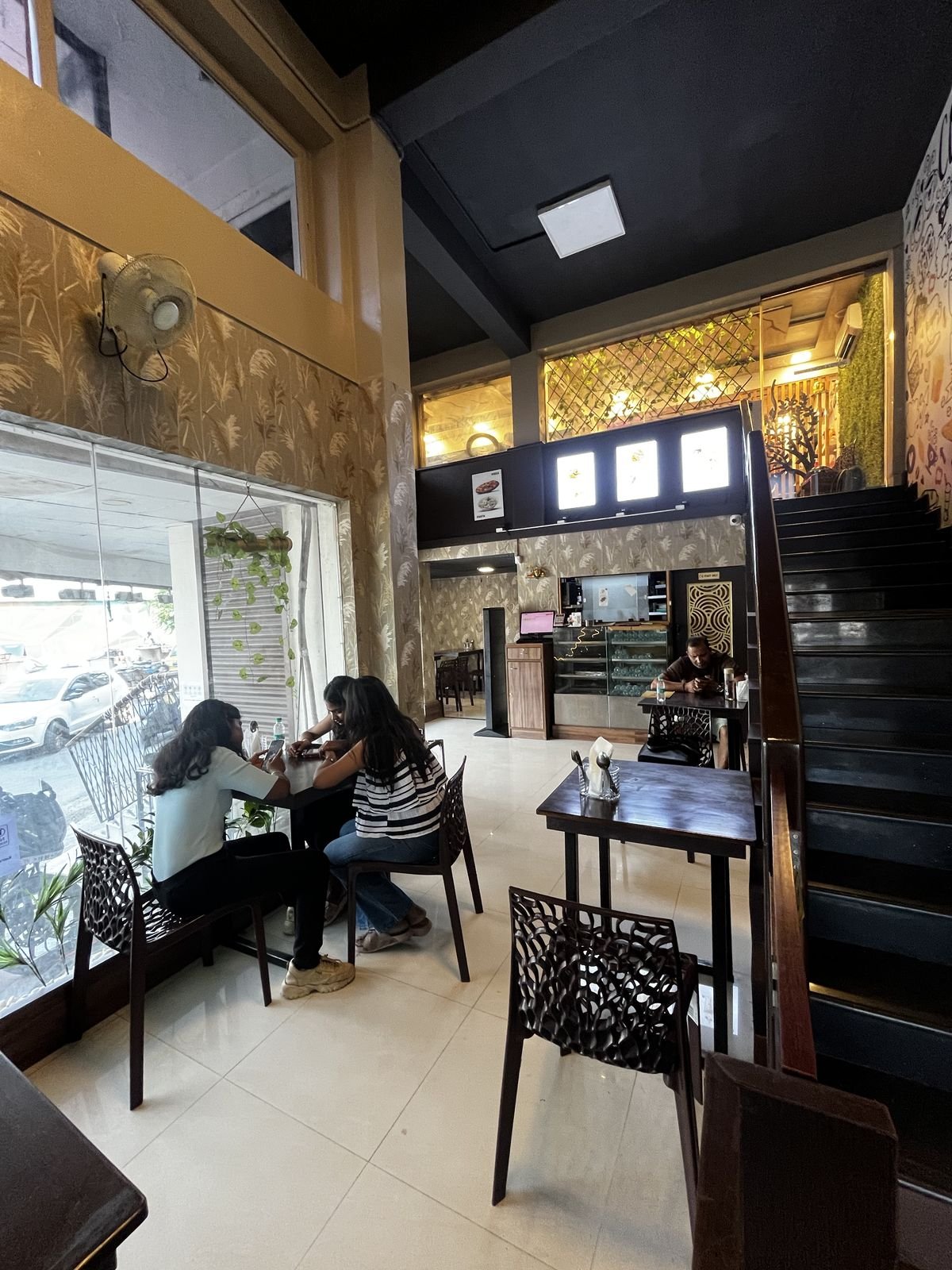 Premium Gold-Themed Interior - Cozy Cafe & Restaurant in Velachery