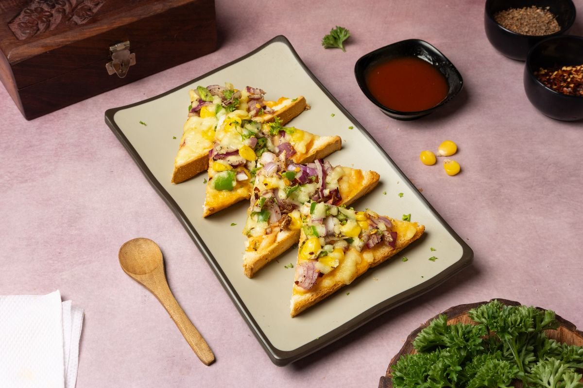 Mexican Vegetable Toaster Sandwich - Cafes in Velachery Chennai