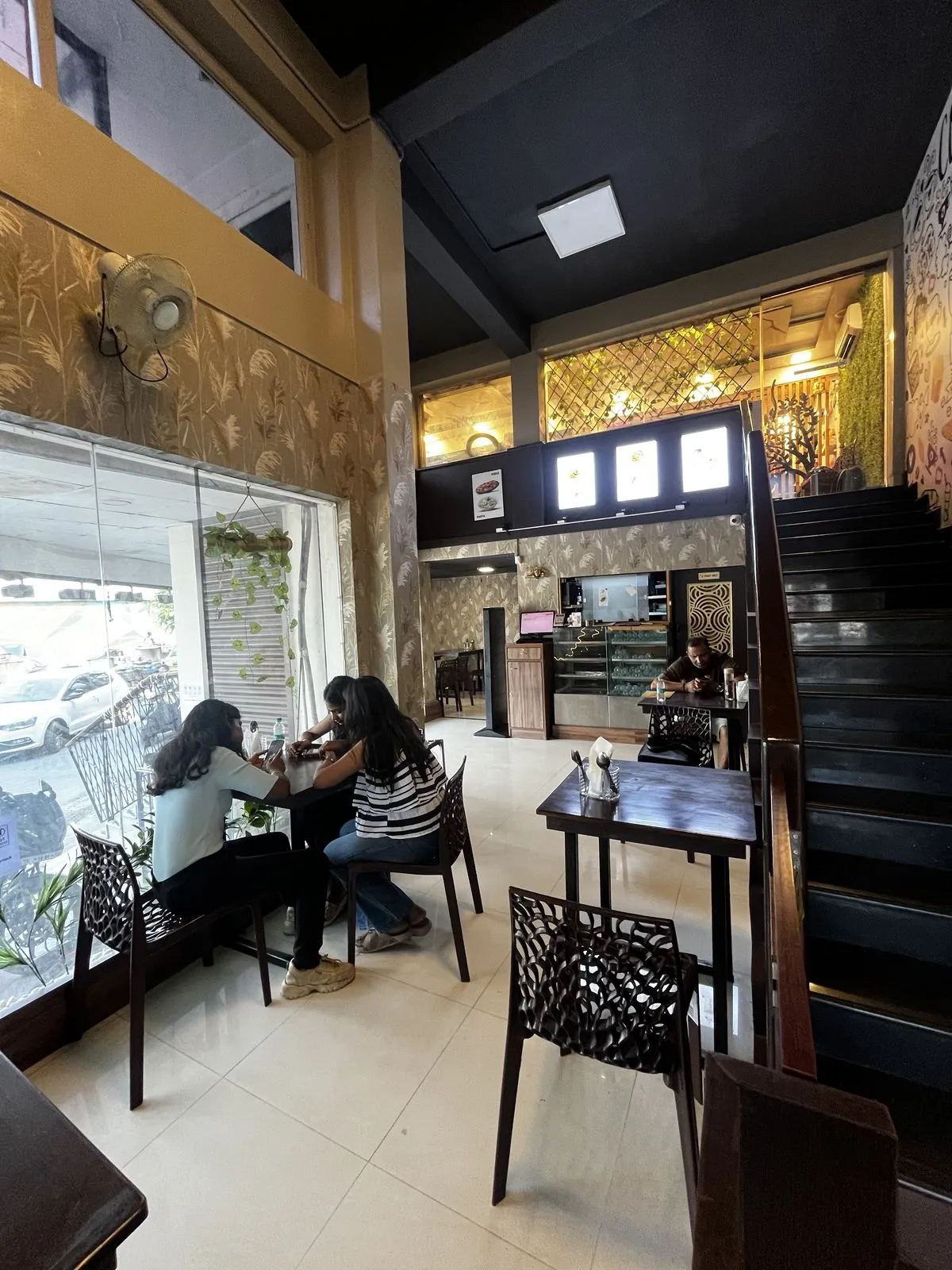 Premium Gold-Themed Interior - Cozy Cafe & Restaurant in Velachery